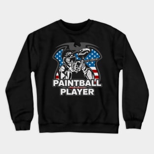 Paintball Player USA Crewneck Sweatshirt